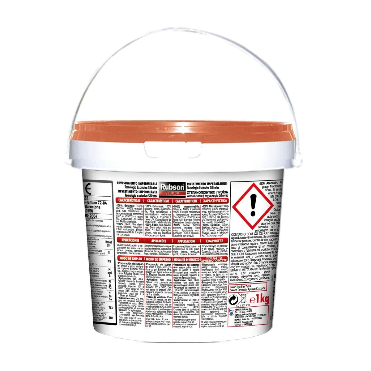 Silikonas Rubson aquablock 1kg