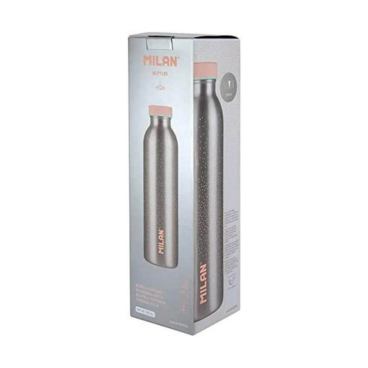 *Gertuvė nerūdijančio plieno izoterminė 591ml Sidabrinis 643020SL MILAN