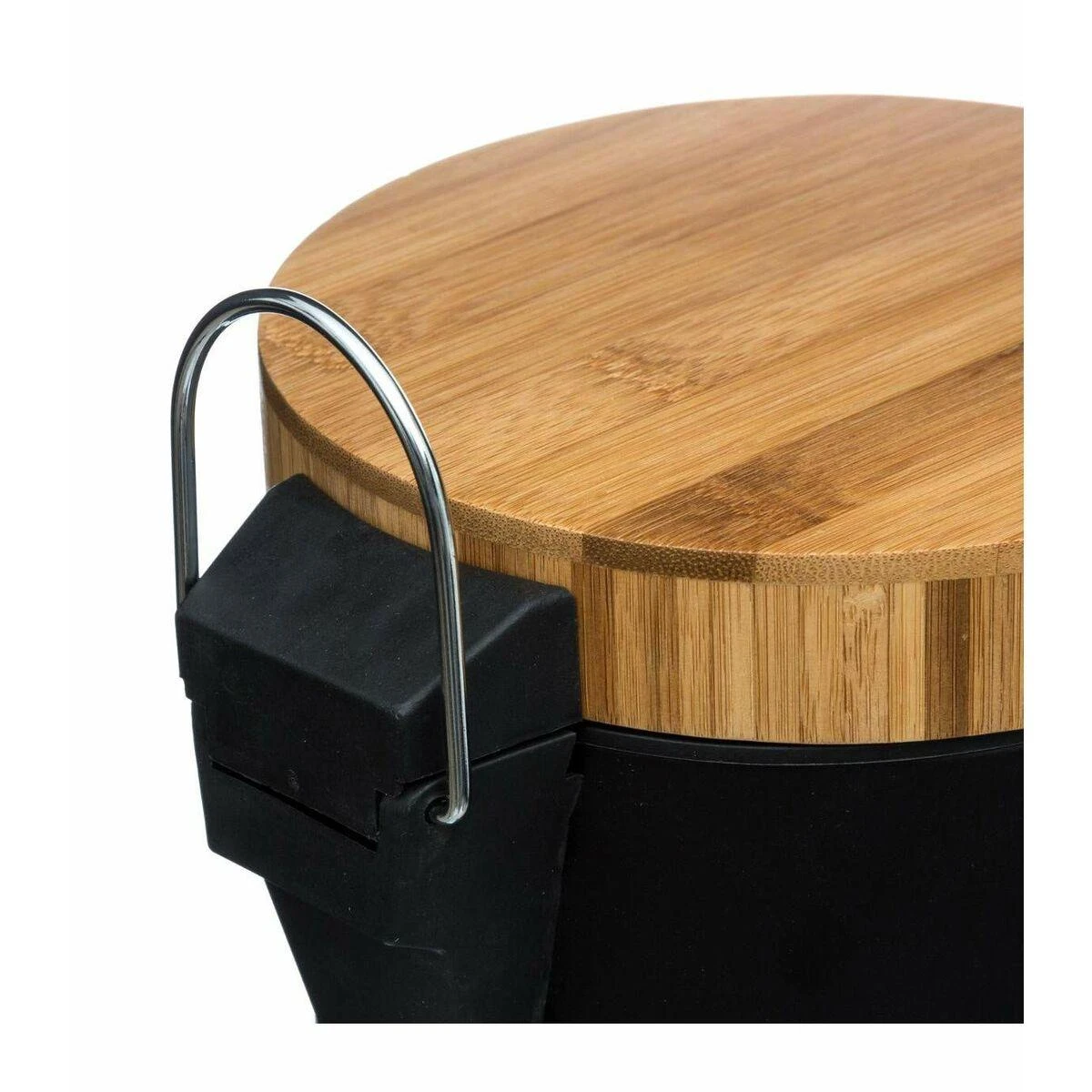 5five Simply Smart Šiukšliadėžė metalinė 3 l D17xH25,5 cm juodos sp. Natureo 5Five 140801N