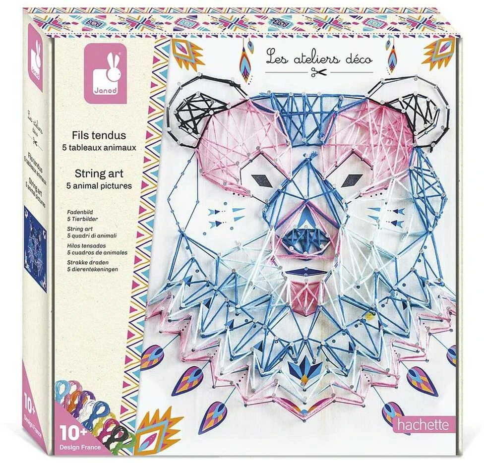 ART Janod Animals 3D susipynusių stygų menas.