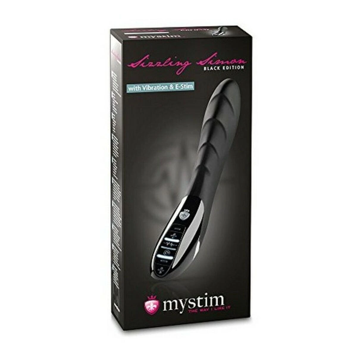 Mystim - Sizzling Simon eStim Vibrator Juodas