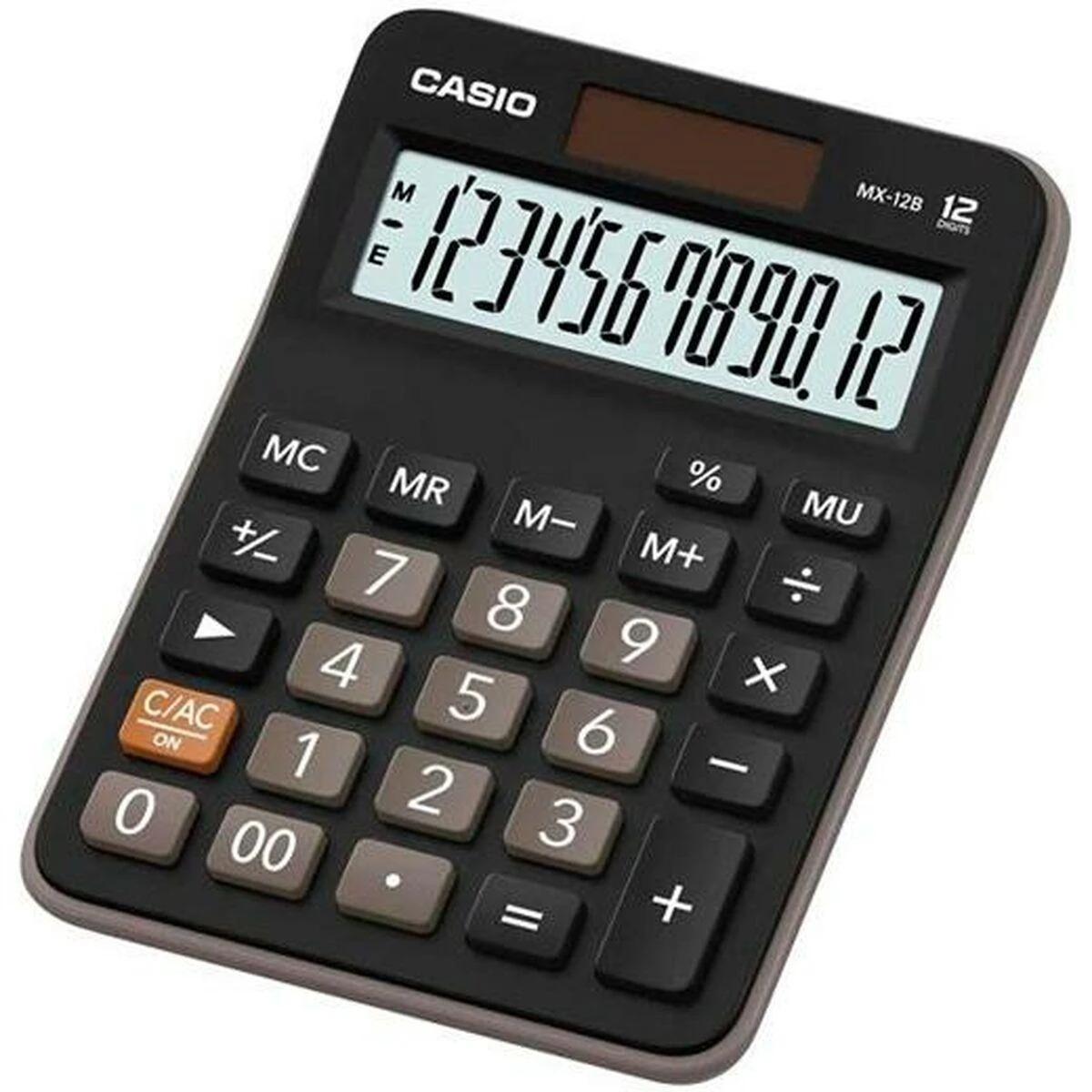 Casio MX-12B stalinis skaičiuotuvas su 12 skaitmenų ekranu