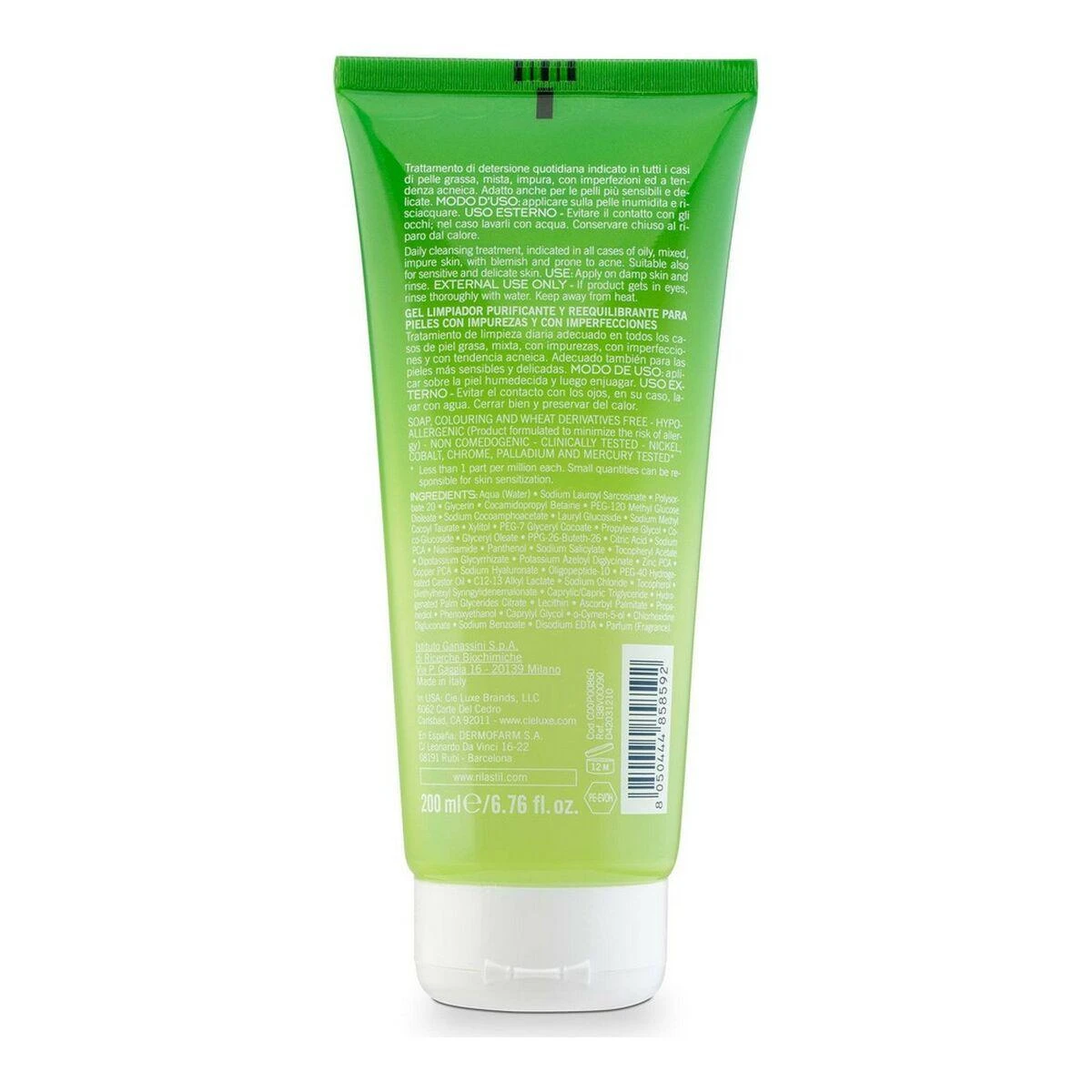 "Rilastil Acnestil" valomasis gelis 200ml