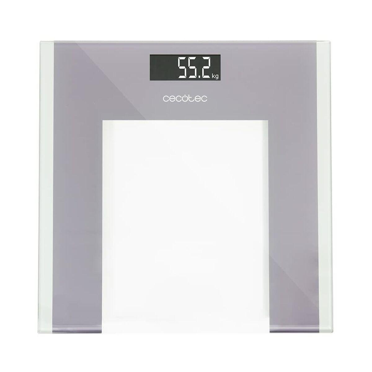 Svarstyklės Cecotec Bathroom Scales | Surface Precision Healthy | Maximum weight (capacity) 180 | Pilkas/Transparent