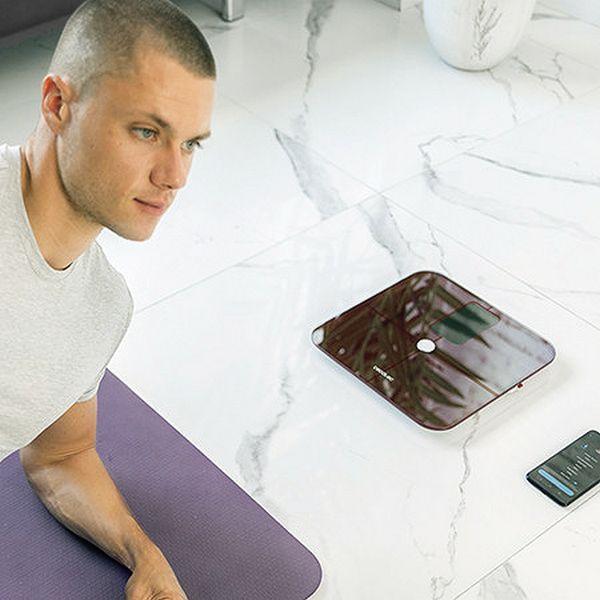 Asmeninės svėrimo svarstyklės Cecotec Surface Precision 10400 Smart Healthy Vision Chestnut