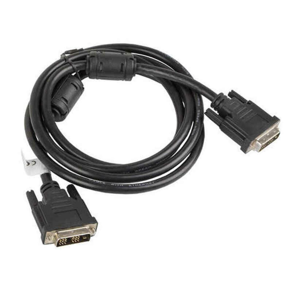 LANBERG CA-DVIS-10CC-0018-BK kabelis DVI-D M 18+1 ->DVI-D M 18+1 1,8 m