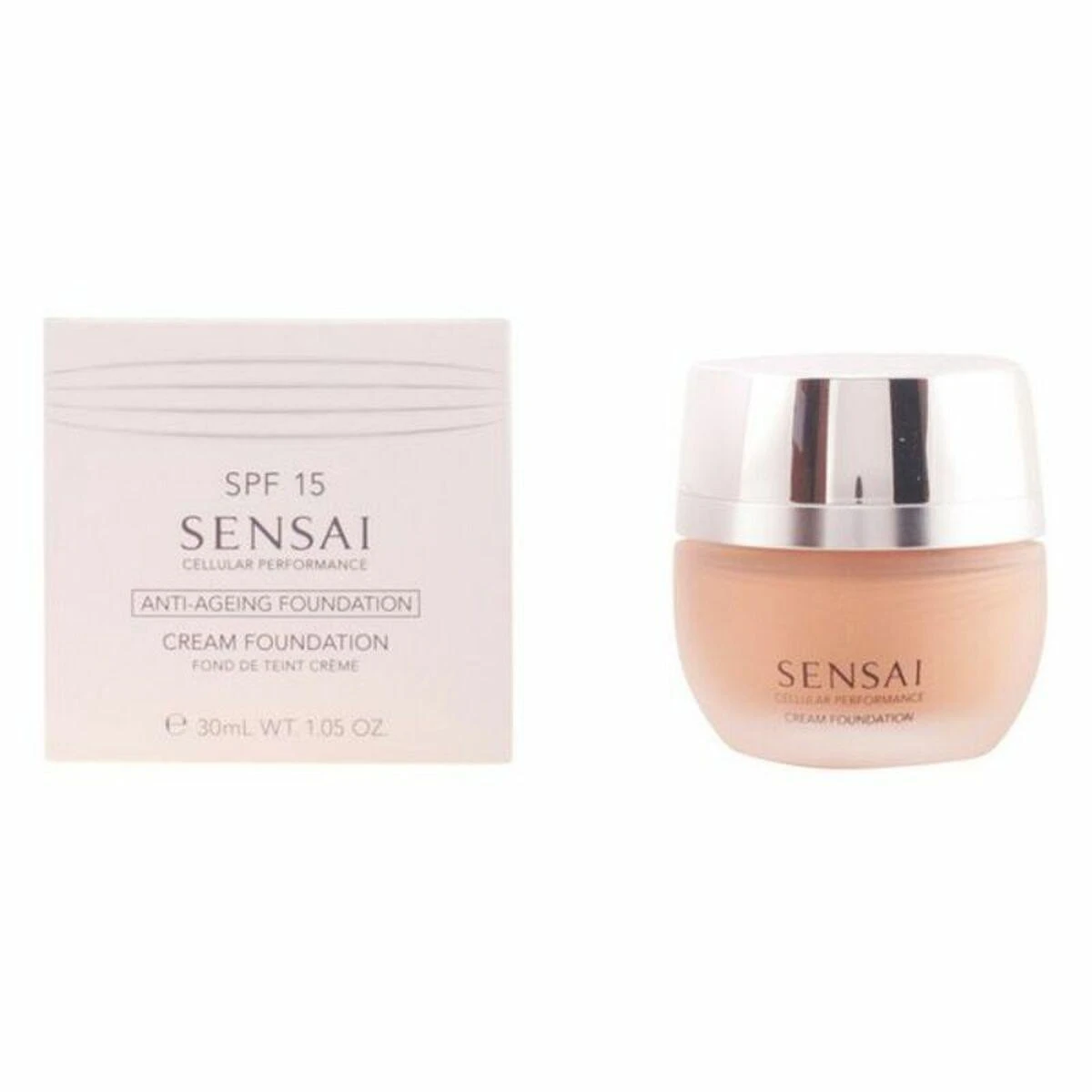 makiažo pagrindas Sensai Cellular Performance Kreminis Foundation CF24 Amber rusvai gelsvas 30ml