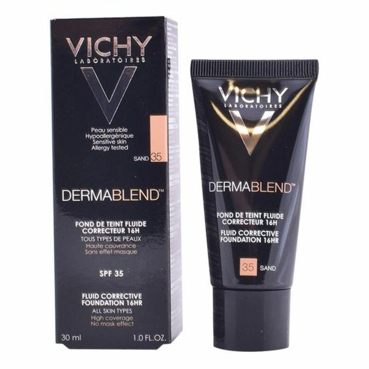 Vichy Dermablend Korekcinis pagrindas, 16h 25 Nude 30ml