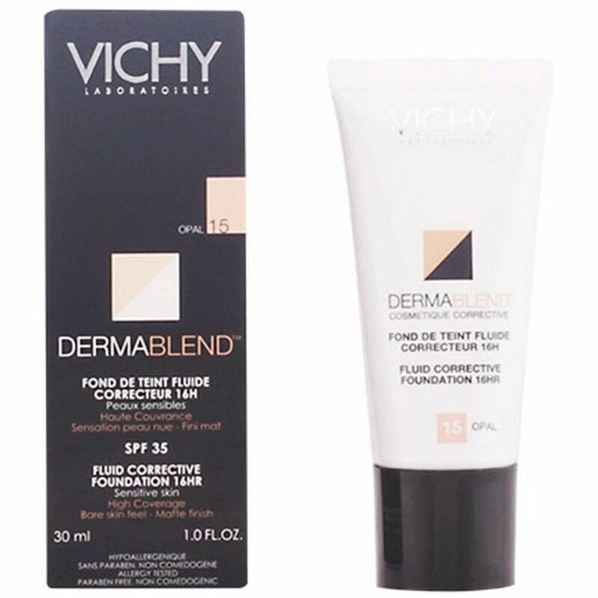 "Vichy Dermablend Corrective Foundation 16h 45 Gold" Pudra 30ml