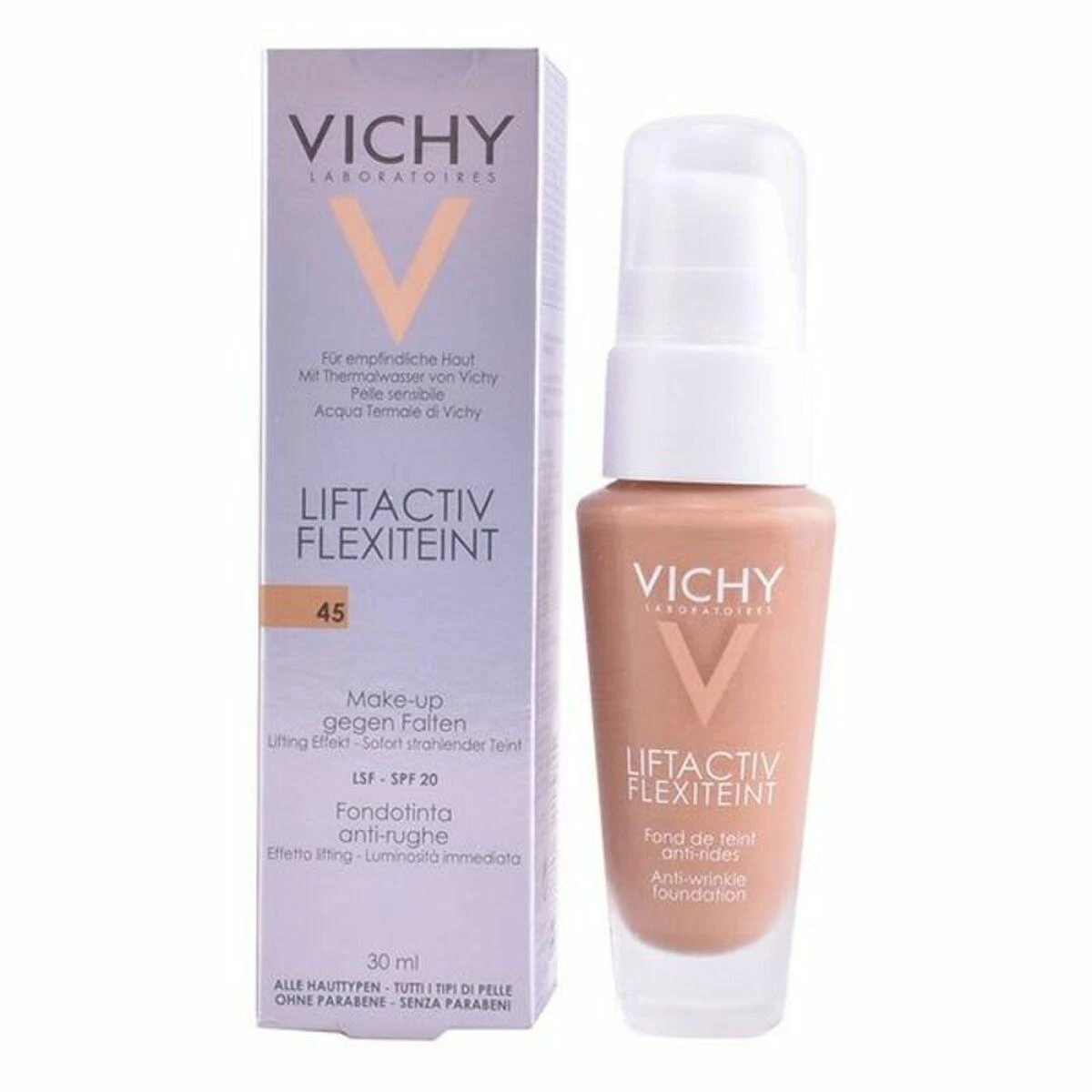 "Vichy Liftactiv Flexiteint Foundation 45 Gold" pudra 30ml