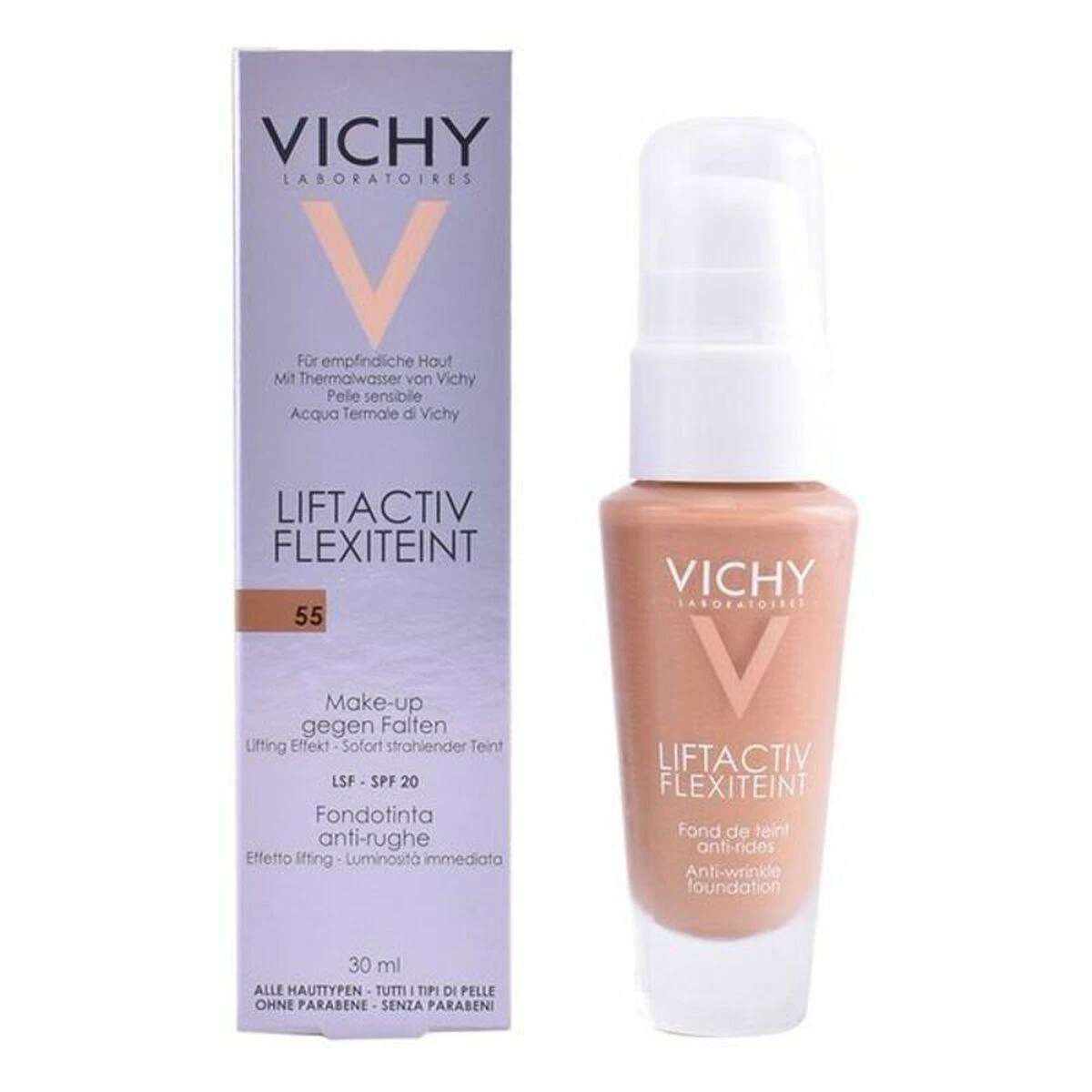 Vichy Makiažo pagrindasLiftactiv Flexiteint Fond De Teint Anti-Rides Spf20 55-Opal