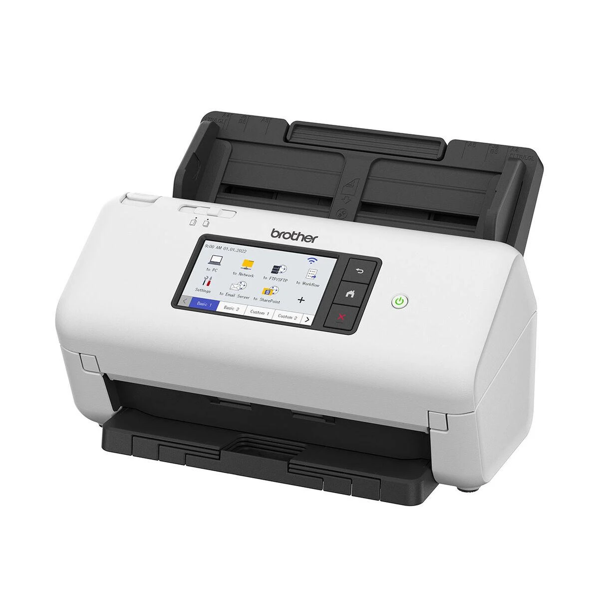 Skeneris Dokumentų skaitytuvas - Brother ADS-4700W ADF, 80ipm, 600x600 DPI, Juoda