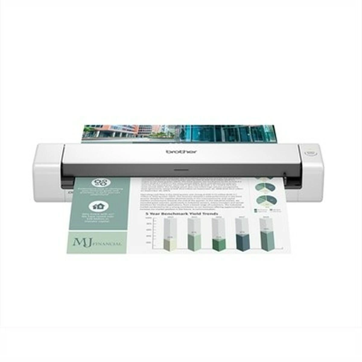 Skeneris Brother DS-740D skaitytuvas Sheet-fed skaitytuvas 600 x 600 DPI A4 Juoda, Balta