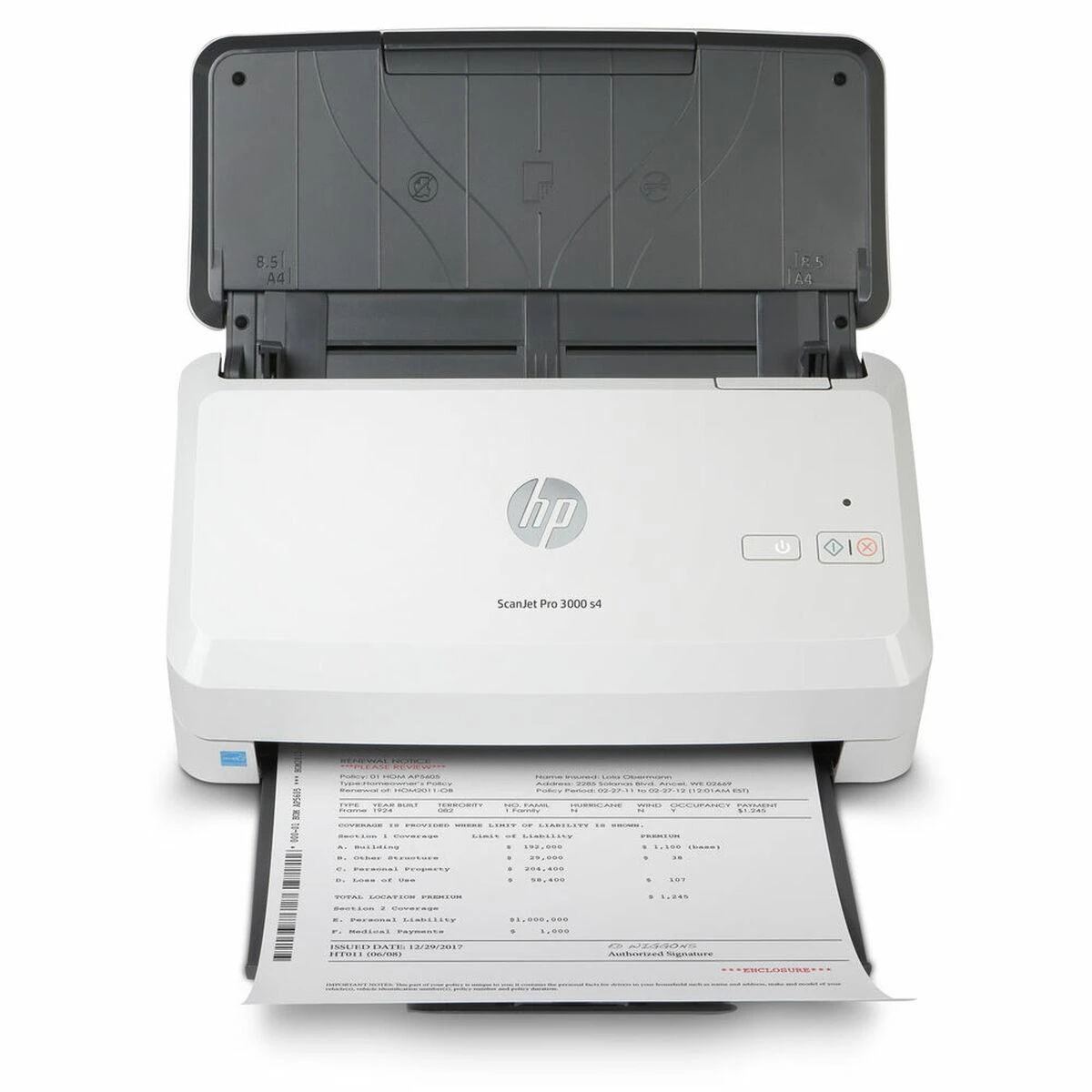 Hewlett Packard (HP) Skeneris HP Scanjet Pro 3000 s4 lapų tiekimo skaitytuvas
