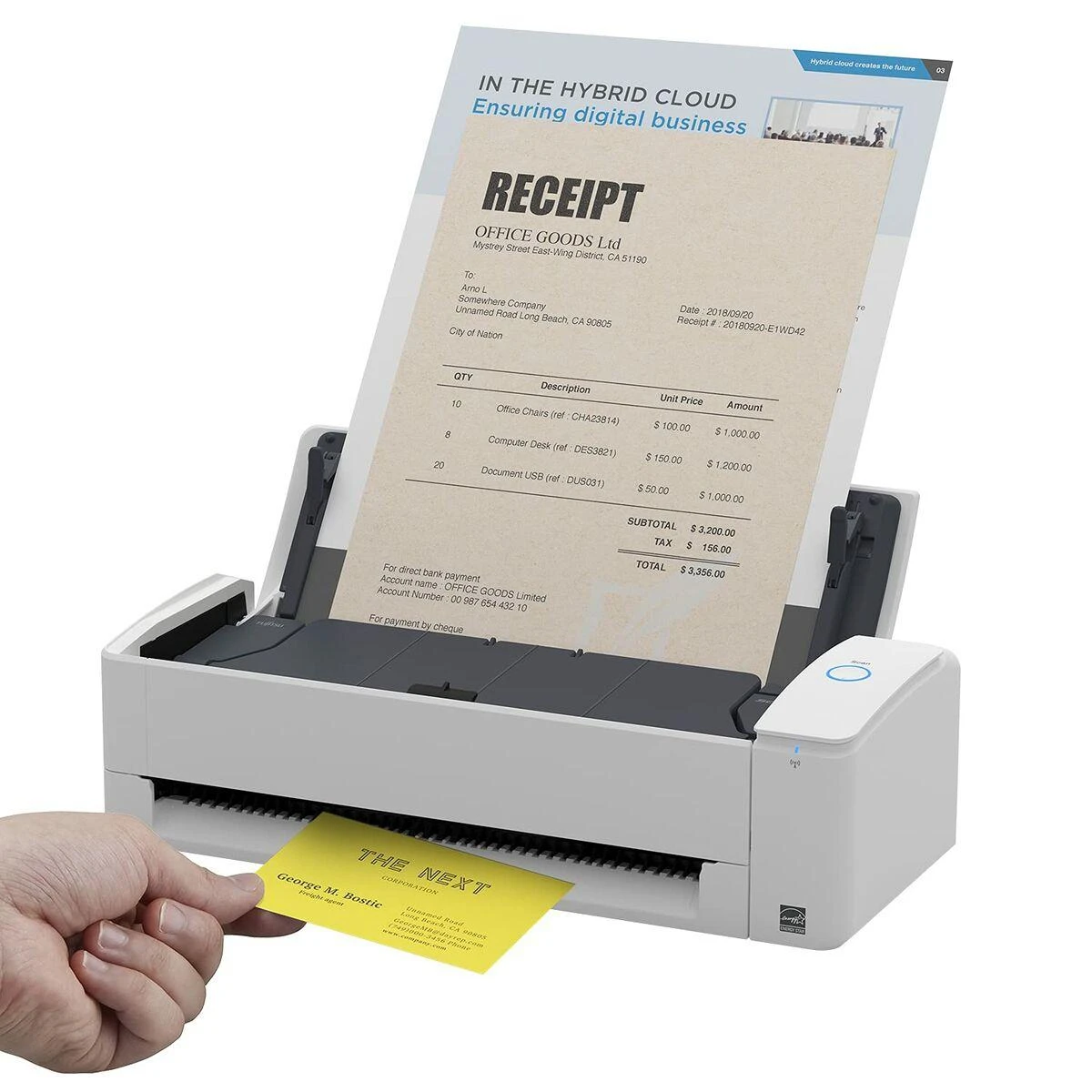 Skeneris Fujitsu SCANSNAP IX1300 - A4 DOCUMENT SCANNER