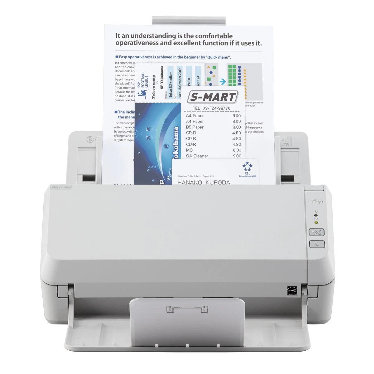 Skeneris Fujitsu SP-1125N - A4 DOCUMENT SCANNER