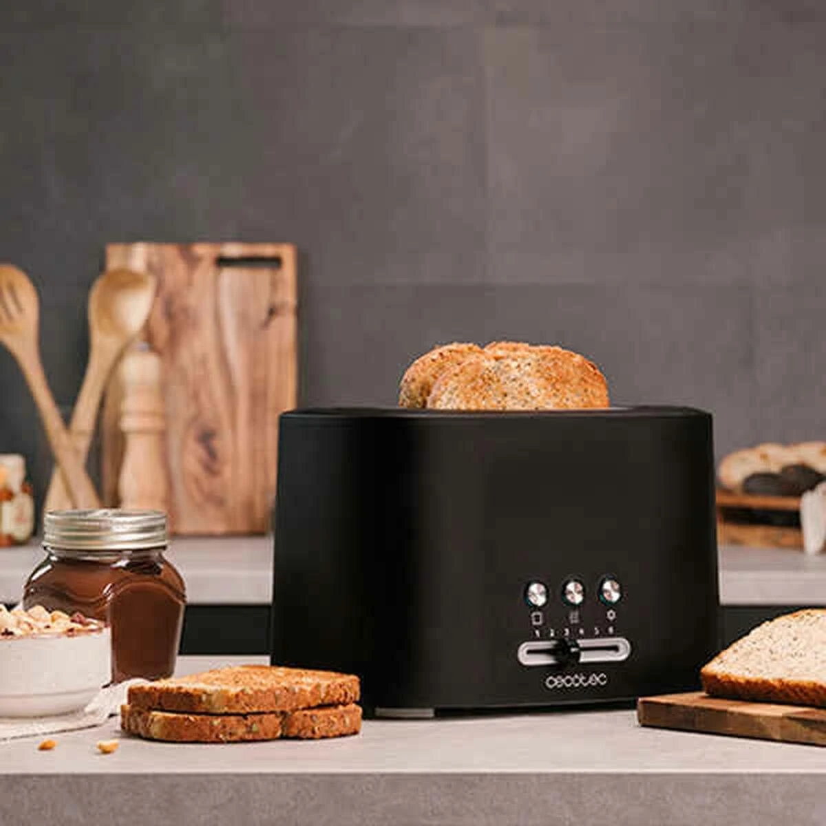 Skrudintuvas Cecotec Toast&Taste 9000 Double 980 W Juodas