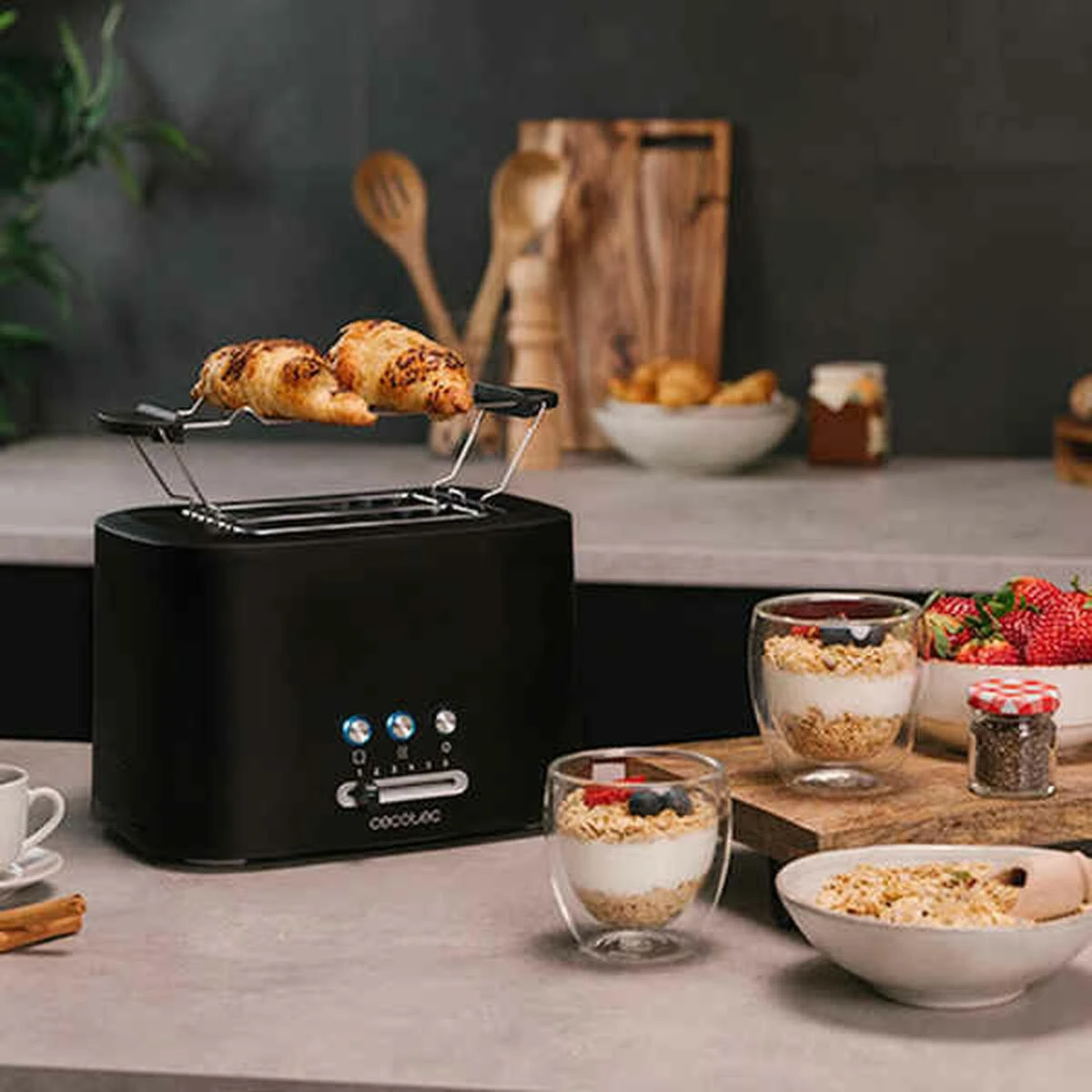 Skrudintuvas Cecotec Toast&Taste 9000 Double 980 W Juodas