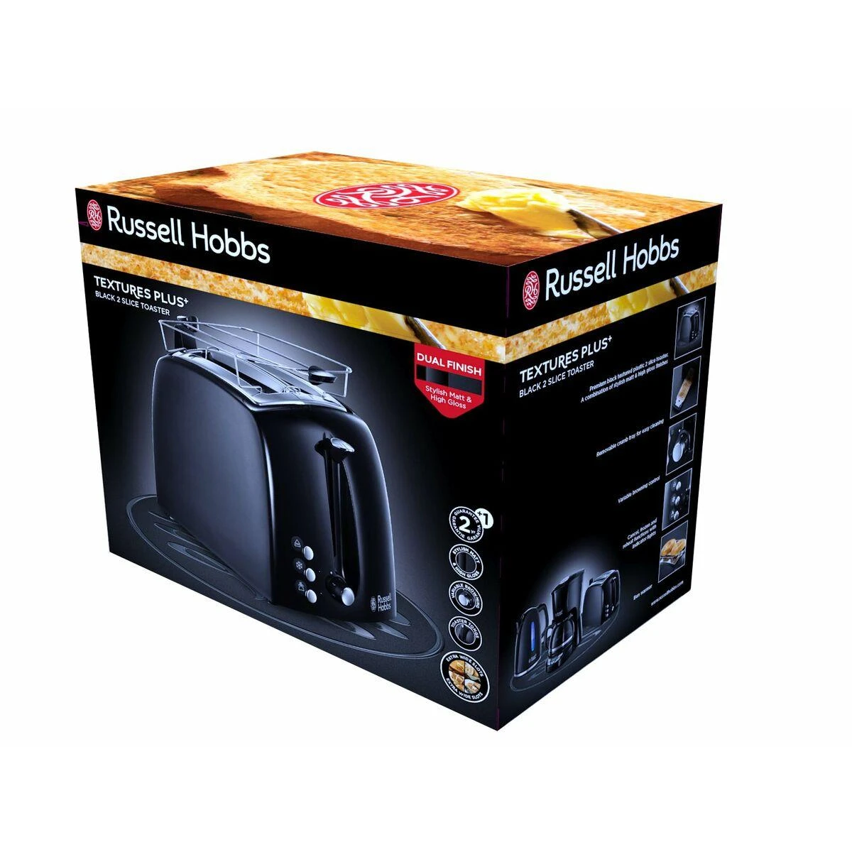 Skrudintuvas Russell Hobbs Toaster Textures Plus (22601-56) (2260156)