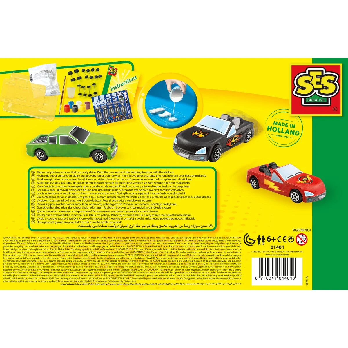 Ses Creative SES Gipso liejiniai - Automobilis