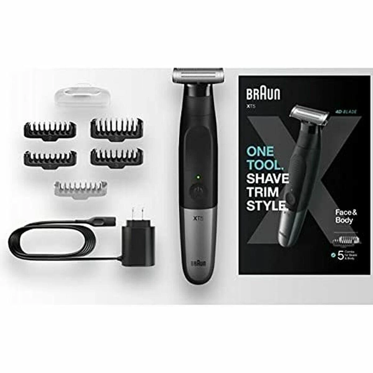 Braun veido ir kūno skustuvas XT5100