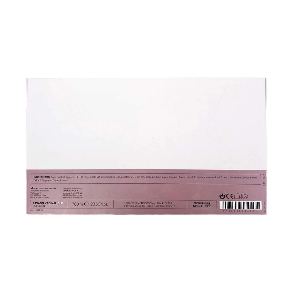 "Cumlaude Lab" makšties ploviklis CLX, vienkartinė dozė, 5x140ml