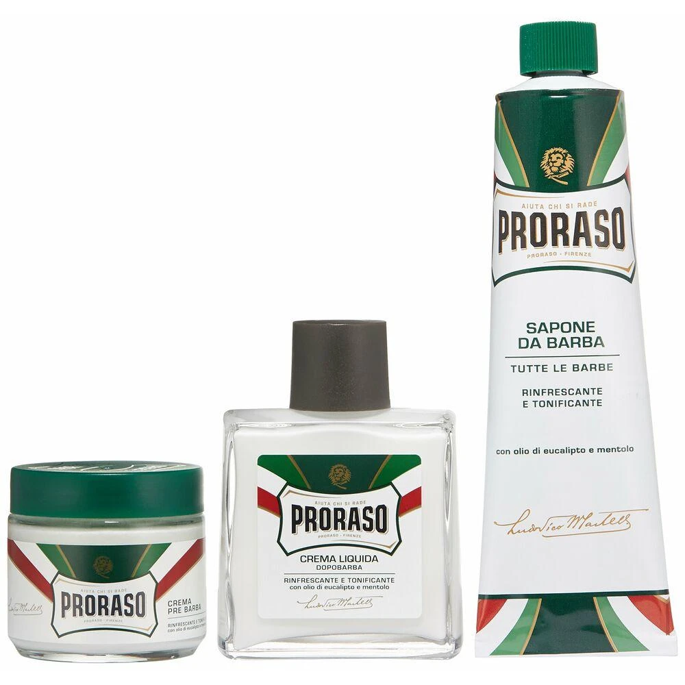 Proraso Gino Vintage Shaving Kit Vintažinis rinkinys skutimuisi