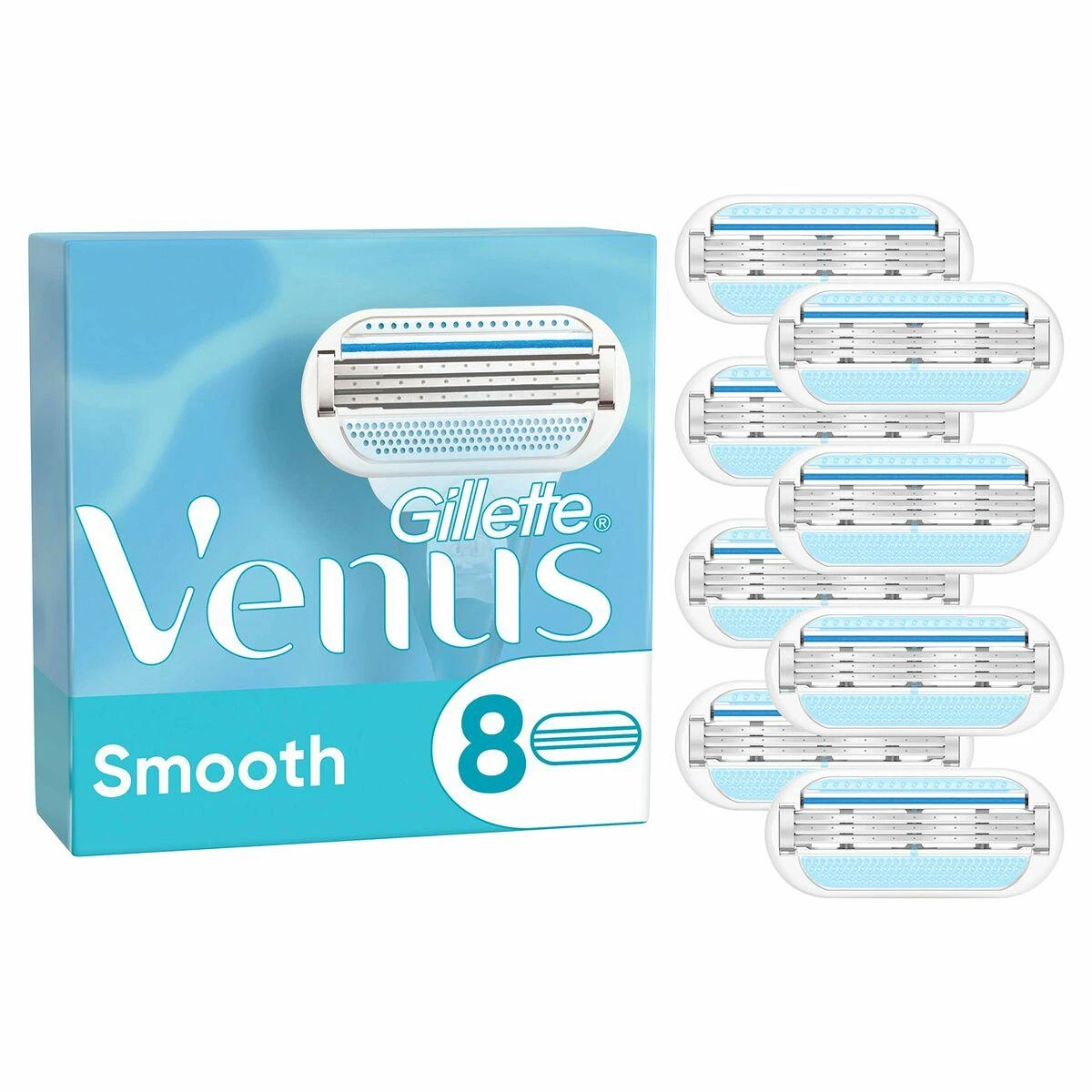 Skustuvo galvutės Gillette Venus, 8 vnt