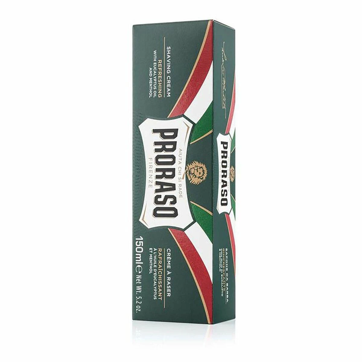 Proraso Green Line Shaving Cream Gaivinantis skutimosi kremas, 150 ml