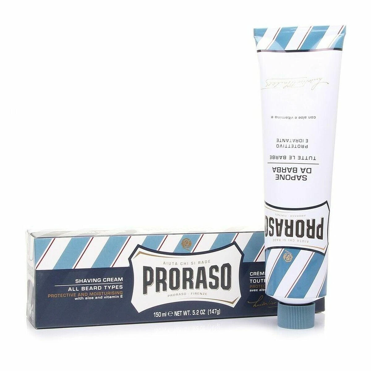 Proraso Blue Line Skutimosi muilas tūbelėje - Protective. 150 ml