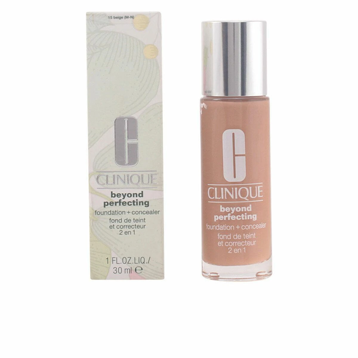 Clinique Beyond Perfecting Foundation And Maskuoklis 15 rusvai gelsvas, 30 ml