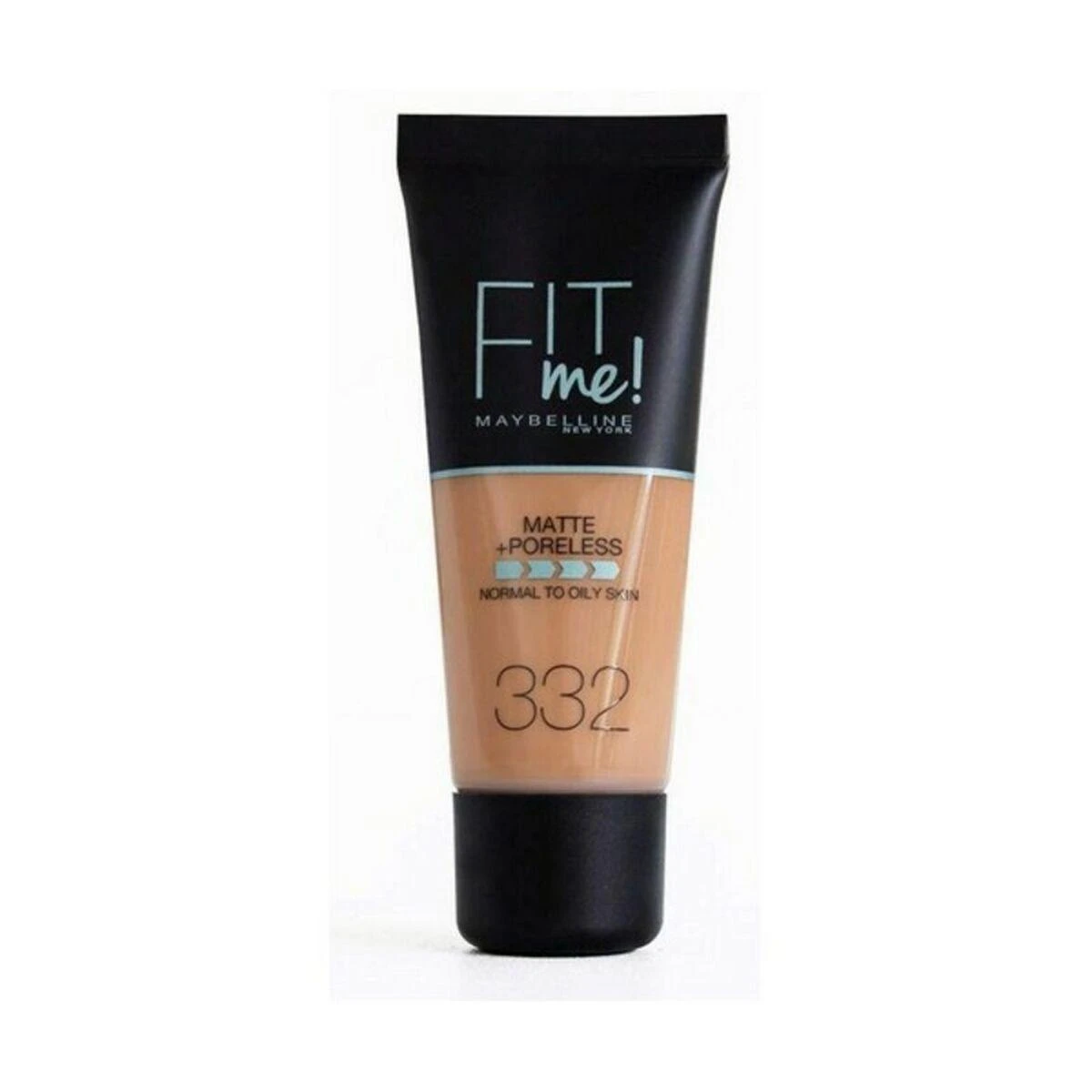 „Maybelline Fit Me Matte + Poreless“ skystas makiažo pagrindas, 312 Golden, 30 ml