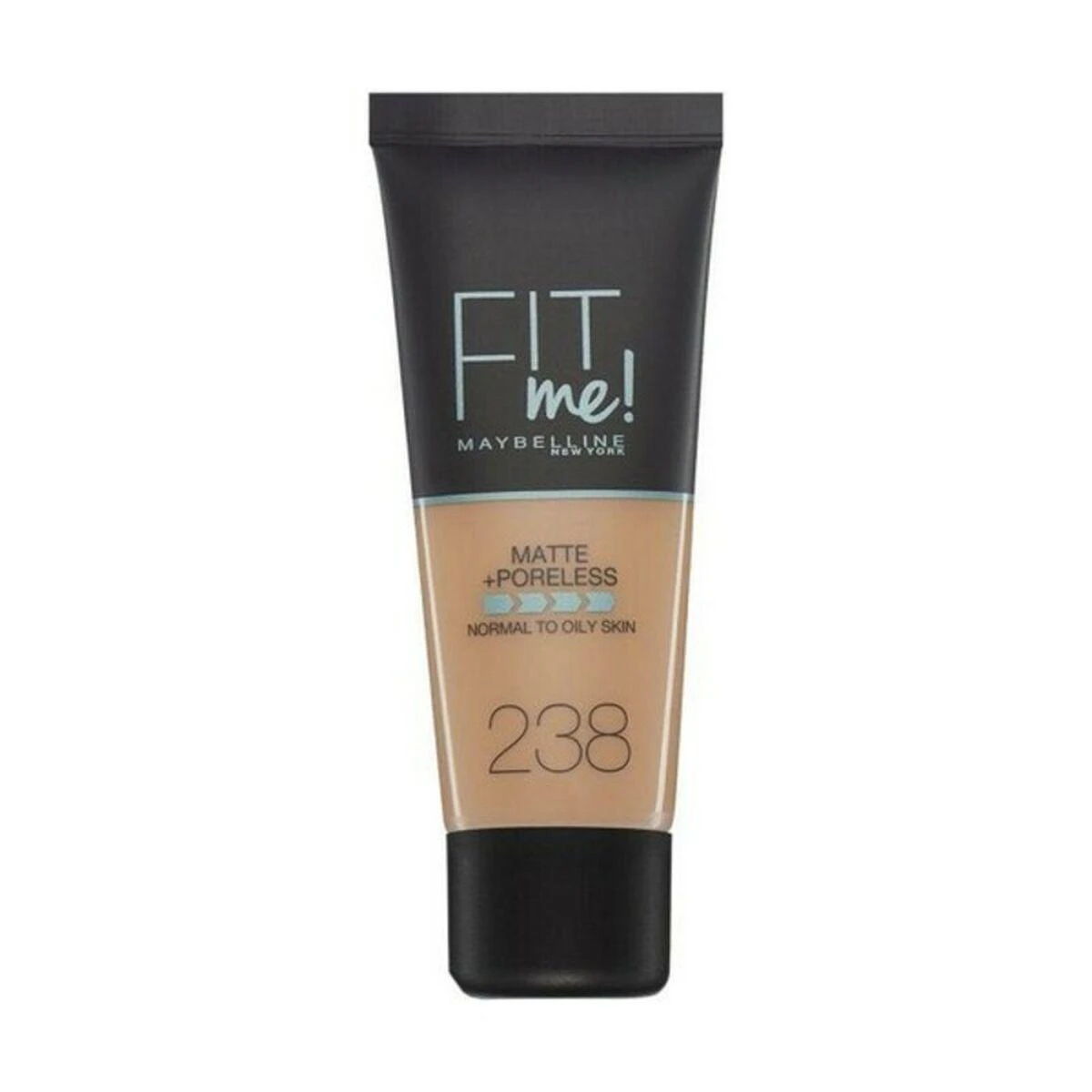 „Maybelline Fit Me Matte + Poreless“ skystas makiažo pagrindas, 312 Golden, 30 ml