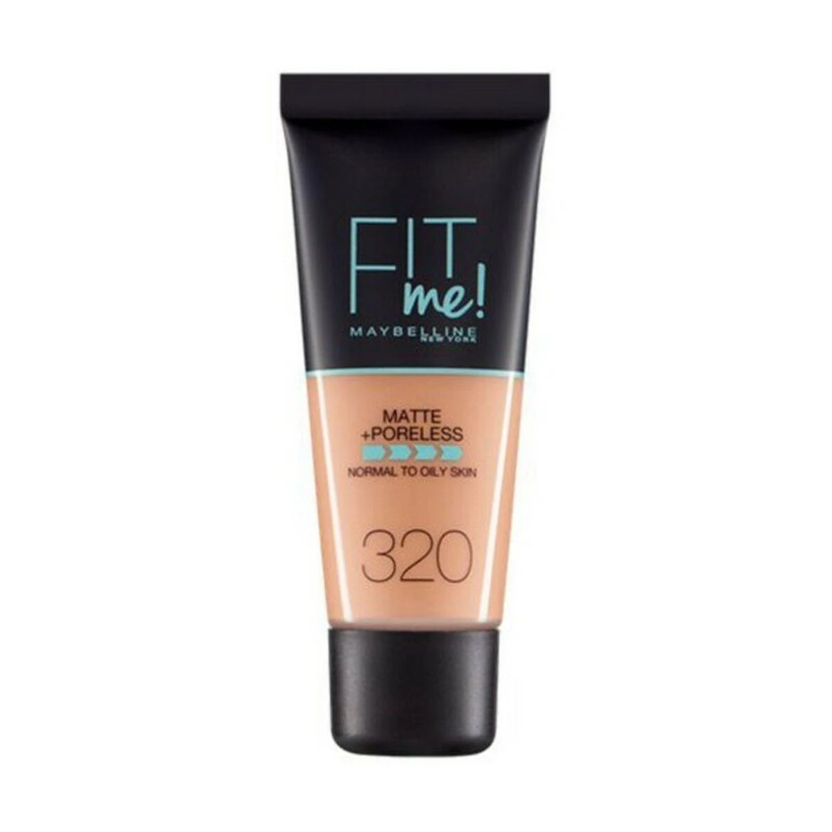 „Maybelline Fit Me Matte + Poreless“ skystas makiažo pagrindas, 312 Golden, 30 ml