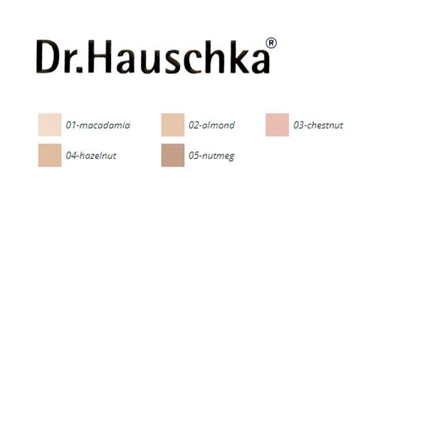 "Dr. Hauschka Foundation" makiažo pagrindas 03 Kaštonas 30ml