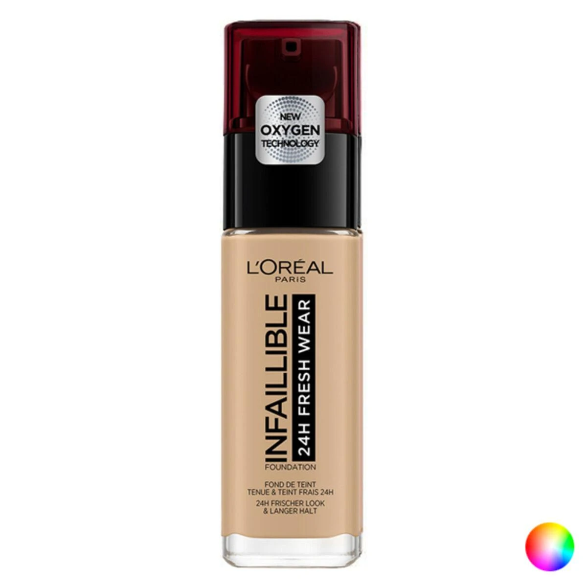 L’Oréal Paris Make-Up Designer Ineutralfaillible Founeutraldationeutral 140 Goldeneutral rusvai gelsvas Buteliams Skystis