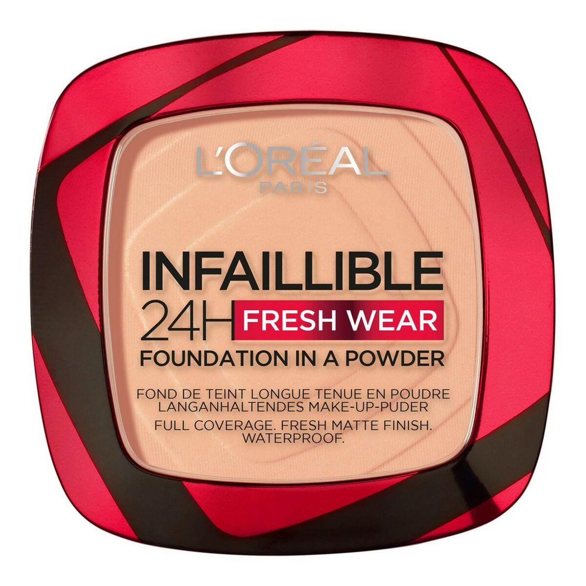 L'Oréal - Infaillible 24h Fresh Wear Powder Foundation - 245 Golden Honey