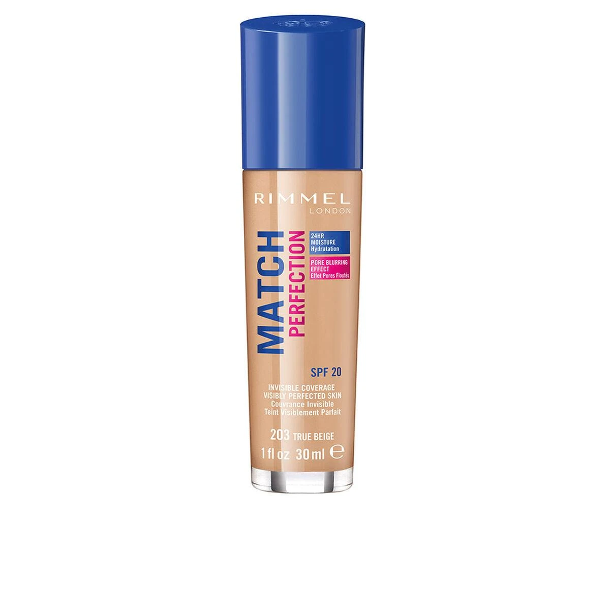 makiažo pagrindas Rimmel London Match Perfection Foundation 203 30ml