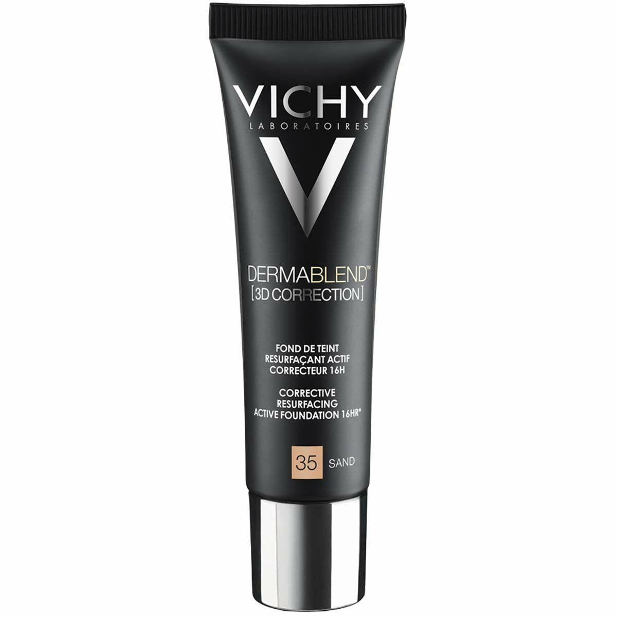 "Vichy Dermablend 3D Correction Foundation" pudra riebiai odai 35 Sand 30ml