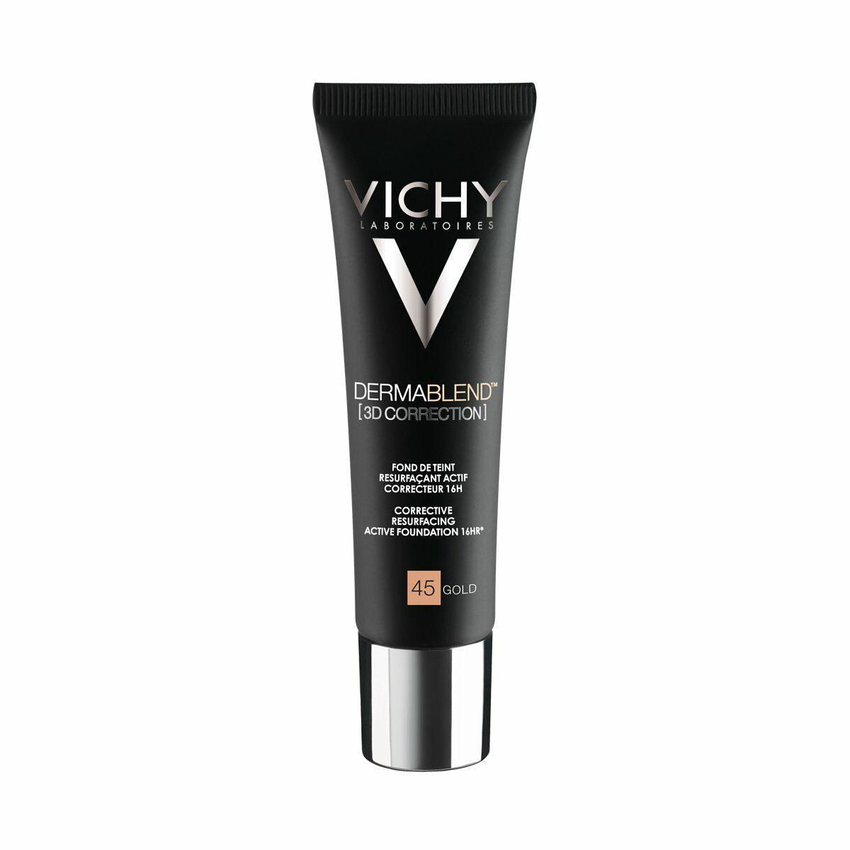"Vichy Dermablend 3D Correction Foundation" pudra riebiai odai 45 Dievas 30ml