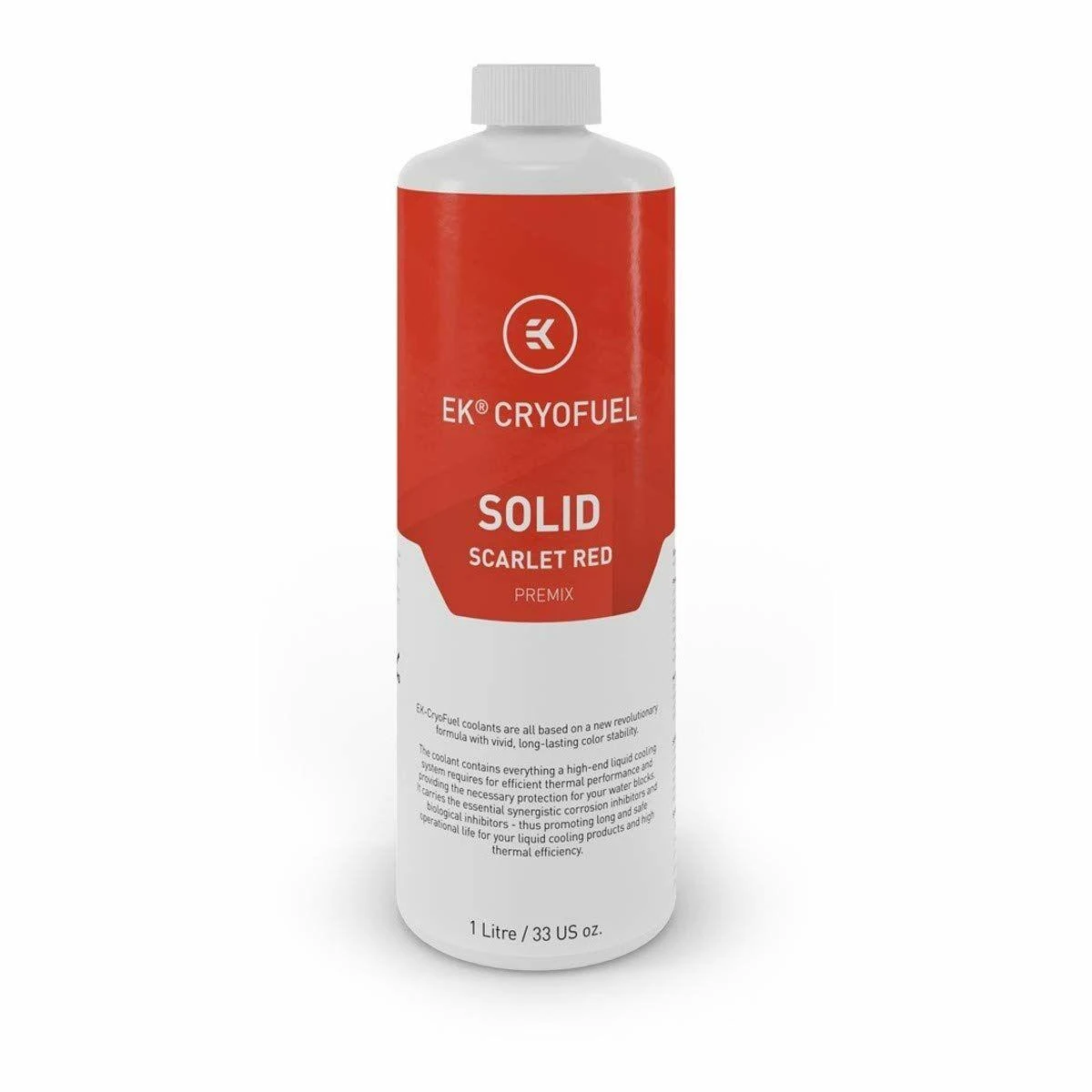 Ek Water Blocks EK Vanduo Blocks EK CryoFuel Solid Premix scarlet raudona 1000 ml