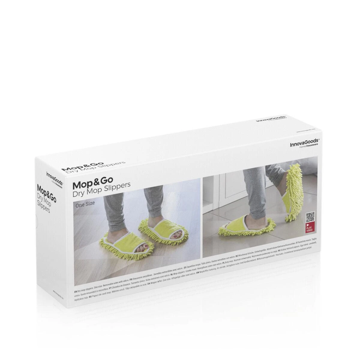 Mop InnovaGoods Kapcie Mopy Mop&Go