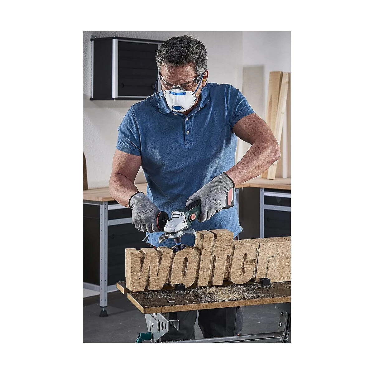 Wolfcraft DYSK SZLIFIERSKI 50MM + 3 KRĄŻKI ŚCIERNE