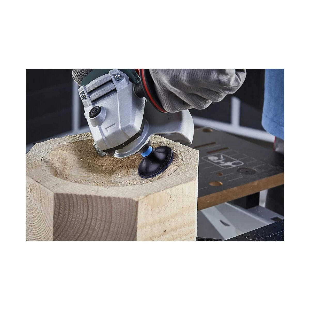 Wolfcraft DYSK SZLIFIERSKI 50MM + 3 KRĄŻKI ŚCIERNE
