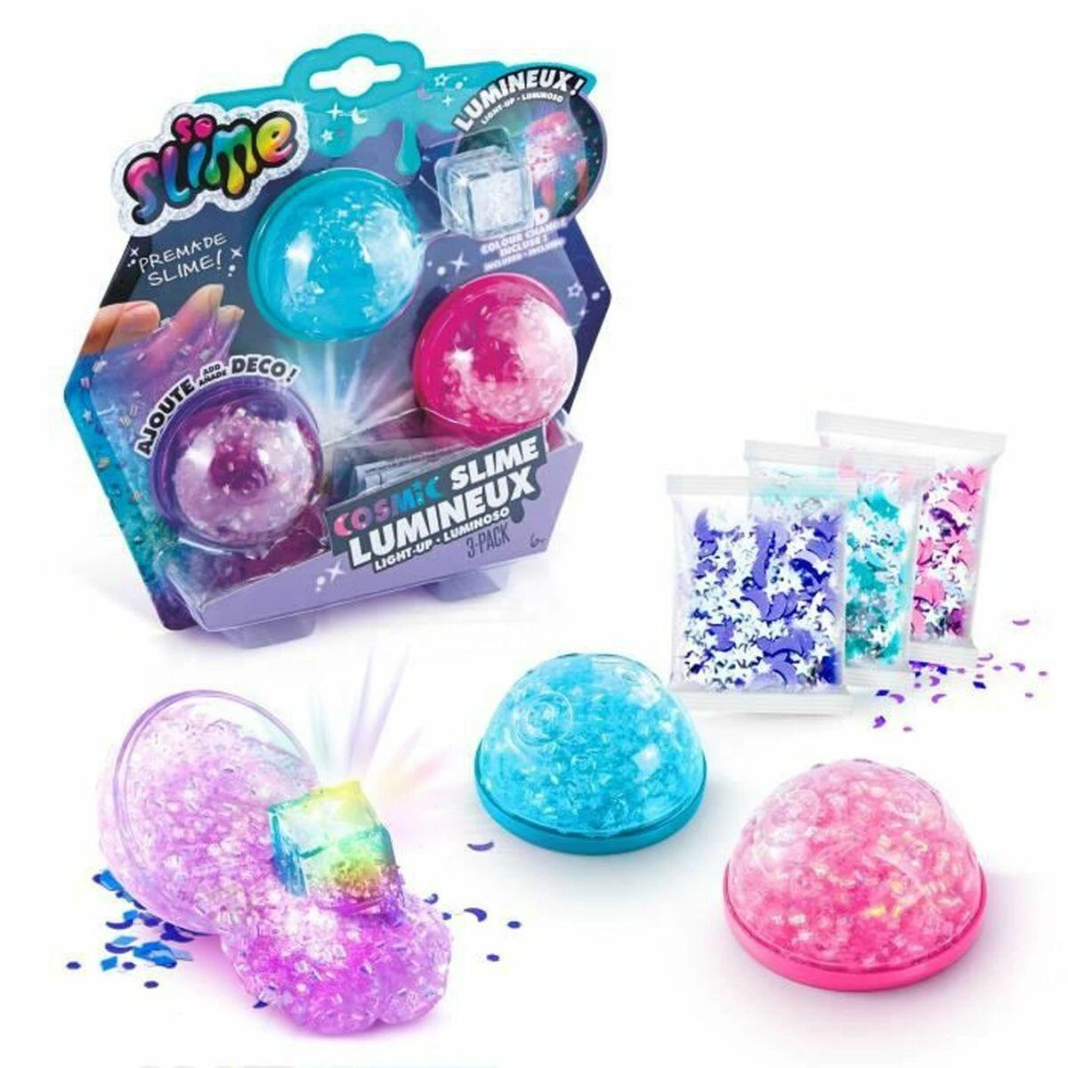 Canal Toys Šviečiančios kosminės gleivės „Lumineux“