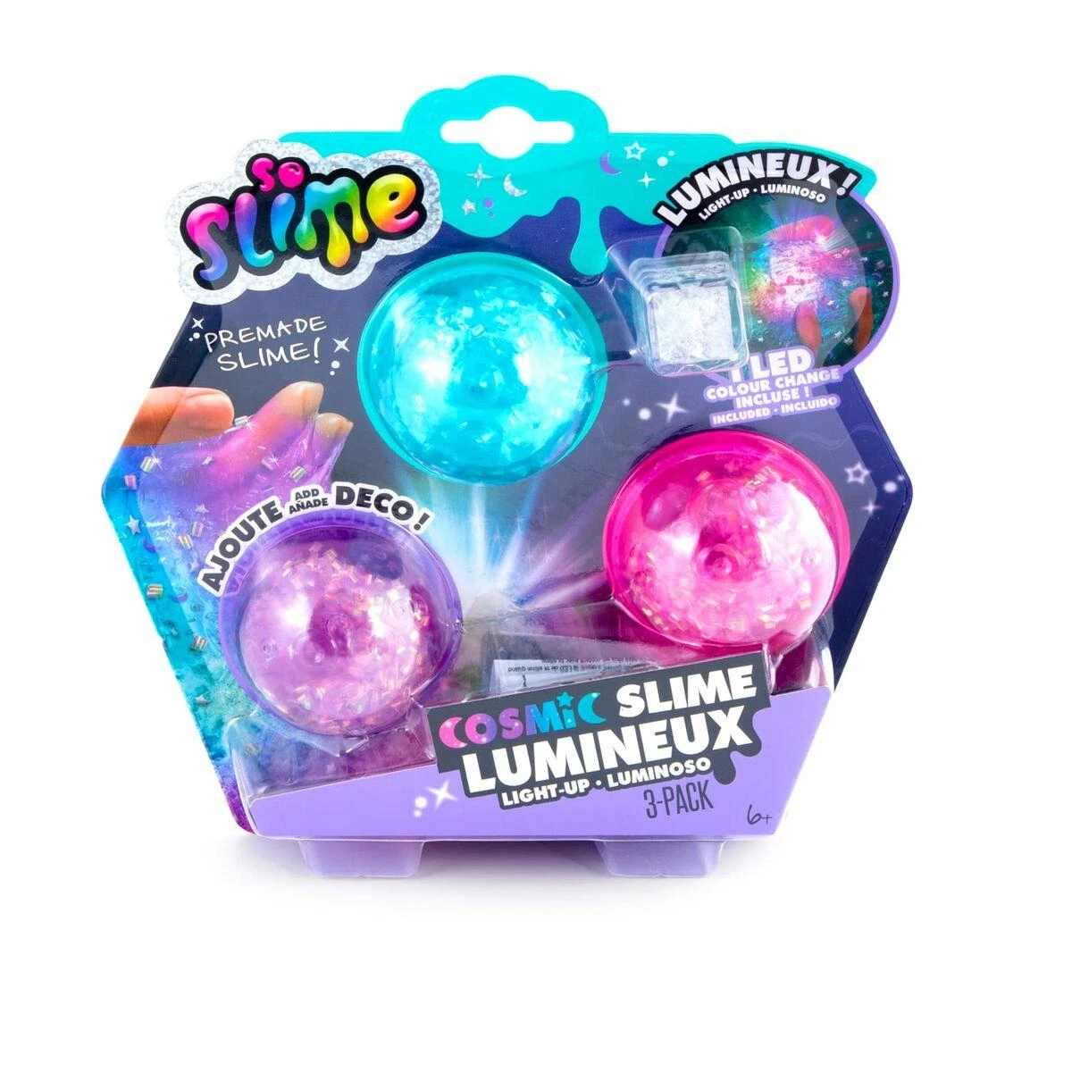 Canal Toys Šviečiančios kosminės gleivės „Lumineux“