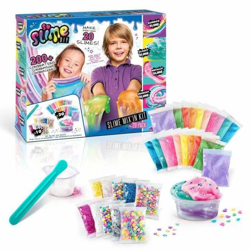 Canal Toys So Slime - „Pasidaryk pats“ gleivių pakuotė, 20 vnt. (185 vnt.)