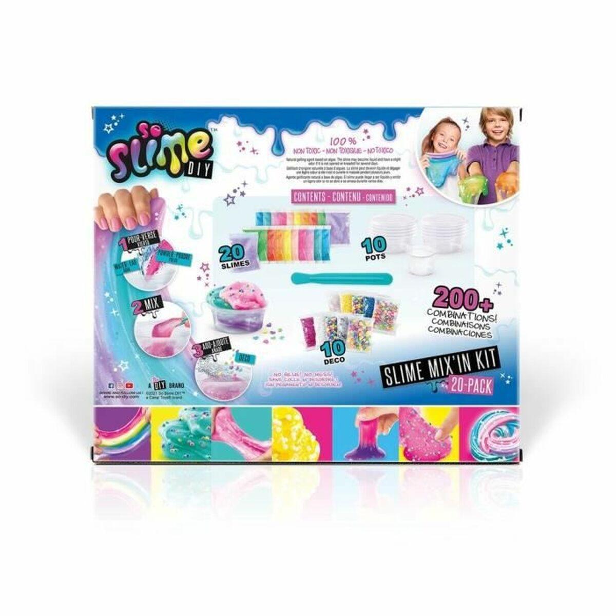 Canal Toys So Slime - „Pasidaryk pats“ gleivių pakuotė, 20 vnt. (185 vnt.)