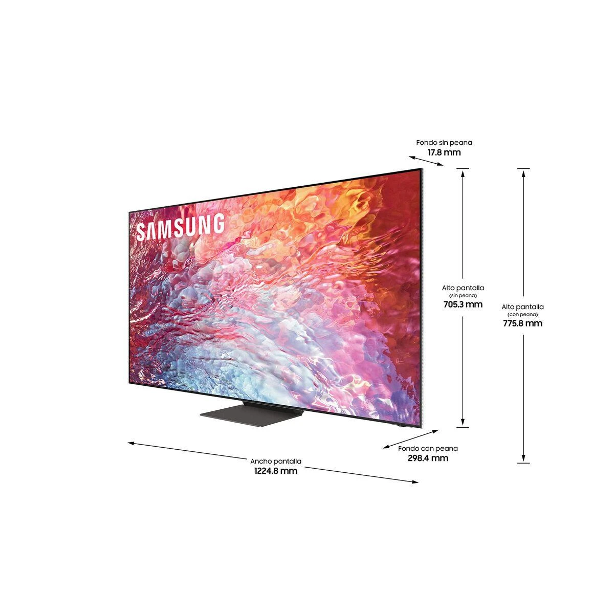 Televizorius Televizija Samsung QE55QN700BTXXC QLED 55 "'8K Ultra HD Tizen
