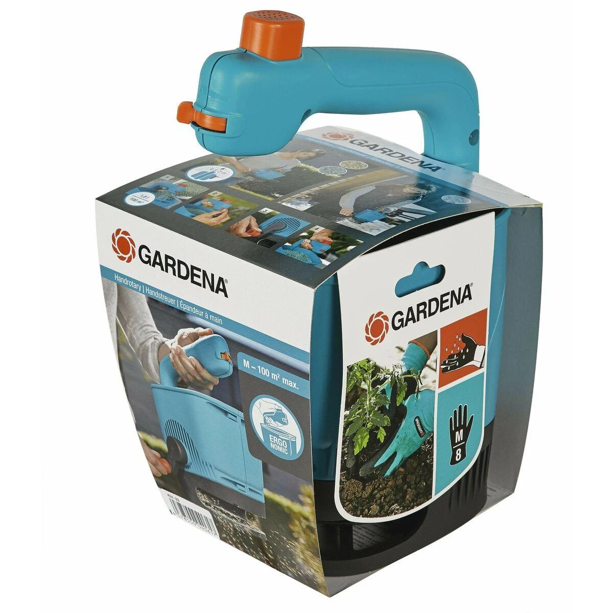 Gardena rankinis trąšų barstytuvas M 100 m² 00431-20